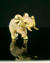 Load image into Gallery viewer, Elephant, posing Elephant with 99 Diamonds