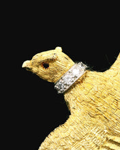 Load image into Gallery viewer, Bird, flying Pheasant, diamond collar