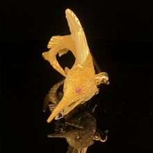 Load image into Gallery viewer, gold animal pin brooch jewelry fish sailfish