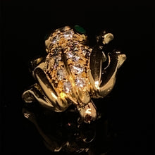 Load image into Gallery viewer, gold animal pin brooch jewelry frog