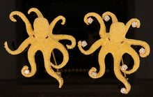 Load image into Gallery viewer, gold fish pin brooch jewelry octopus