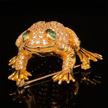 Load image into Gallery viewer, gold animal pin brooch jewelry frog