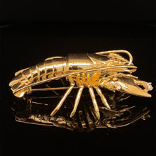 Load image into Gallery viewer, gold animal pin brooch jewelry lobster
