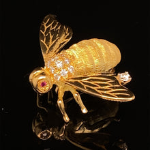 Load image into Gallery viewer, gold animal pin brooch jewelry Bee