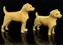 Load image into Gallery viewer, Dog Gold animal pin brooch Jack Russell Terrier Edit alt text