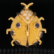 Load image into Gallery viewer, gold animal pin brooch ladybug jewelry