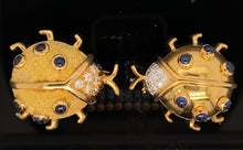 Load image into Gallery viewer, gold animal pin brooch ladybug jewelry