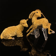 Load image into Gallery viewer, gold animal pin brooch LAMB jewelry