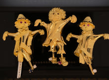Load image into Gallery viewer, Scarecrow, Man with Diamonds set in Platinum leg