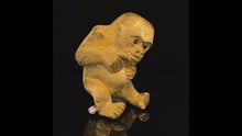 Load and play video in Gallery viewer, gold animal pin brooch jewelry monkey Gorilla
