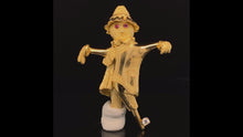 Load and play video in Gallery viewer, Scarecrow jewelry gold pin brooch
