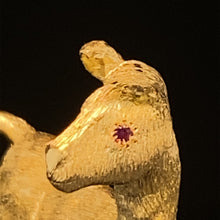 Load image into Gallery viewer, gold animal pin brooch jewelry llama
