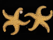 Load image into Gallery viewer, starfish gold pin brooch jewelry
