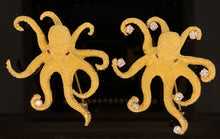 Load image into Gallery viewer, Fish Collection, large Octopus with One Diamond
