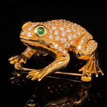Load image into Gallery viewer, Frog, large Frog with Diamond encrusted body
