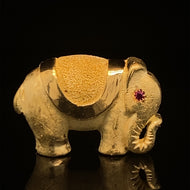 gold animal pin brooch jewelry elephant