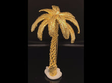 Load and play video in Gallery viewer, gold pin brooch palm tree jewelry
