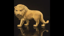 Load and play video in Gallery viewer, gold animal pin brooch jewelry lion
