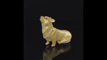 Load and play video in Gallery viewer, Dog Gold animal pin brooch Welsh Corgi
